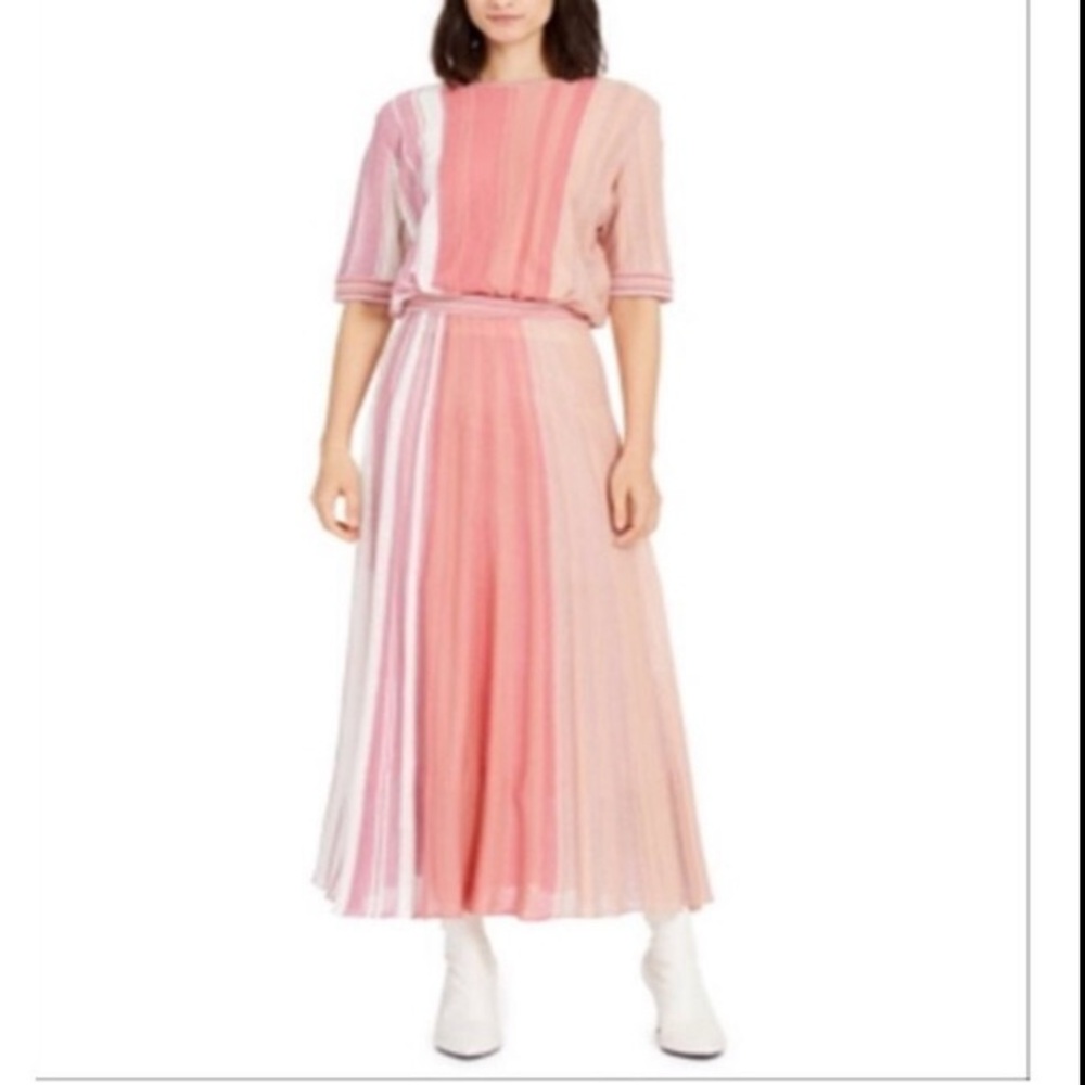 Marella striped midi dress.